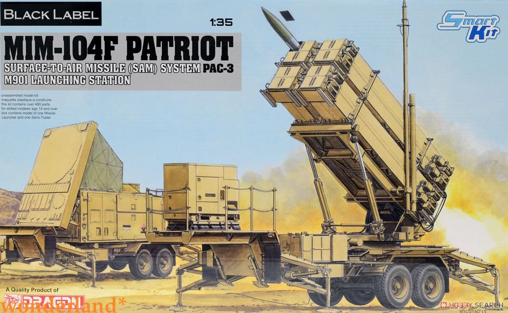 Dragon Models 1/35 Scale Kit 3563 Mim-104f Patriot M901 Launching System