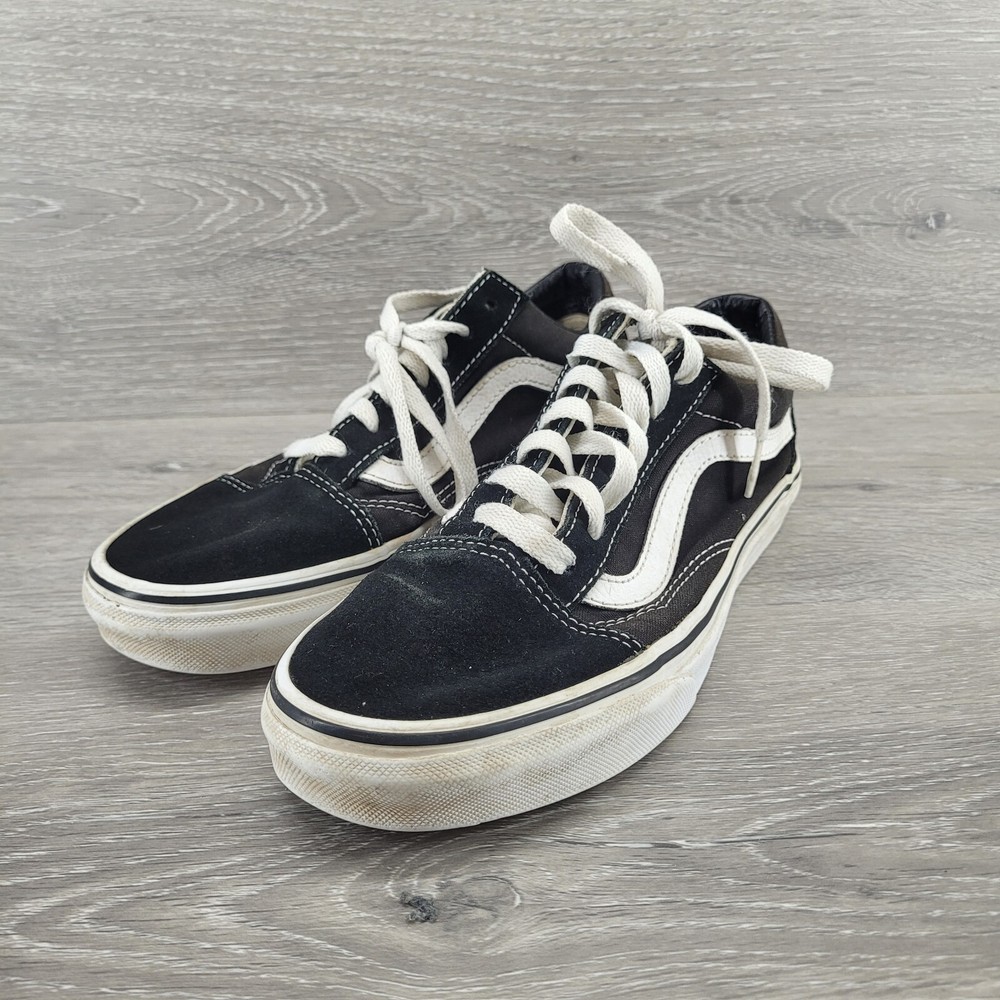 Vans Classic 500714 Black Casual Shoes Sneakers Unisex Men 5/ Women 6.5