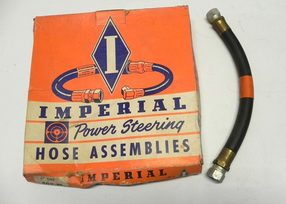 1953-54-55-56 NASH (AMB.60) W/O AC *NEW* IMPERIAL POWER STEERING HOSE ER-808