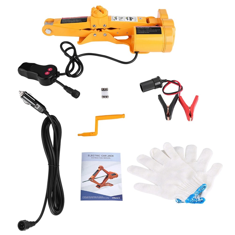 Electric Jack 2 Ton 12V Automotive Car Automatic Electric Lifting Jack Emergency