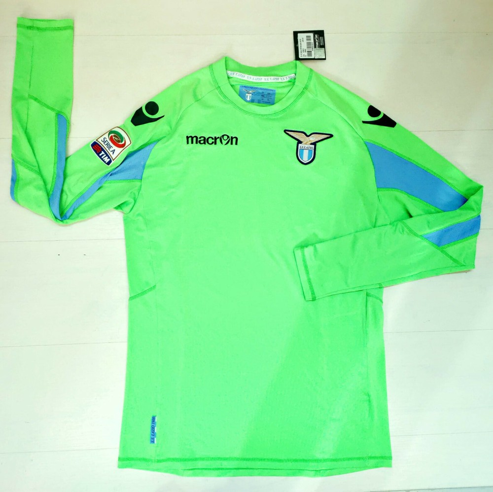 6846 MACRON SS LAZIO Home Match Jersey Goalkeeper 2012 2013 Long Sleeves XXL SSL