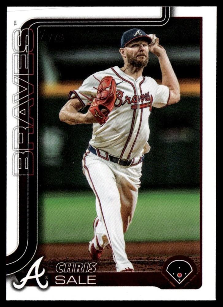 2025 Topps Series 1 Chris Sale Atlanta Braves Card #316 MLB Baseball