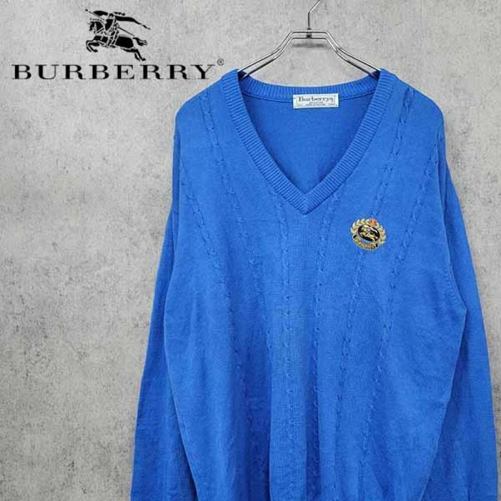 Burberry knit sweater Men's Fashion from Japan