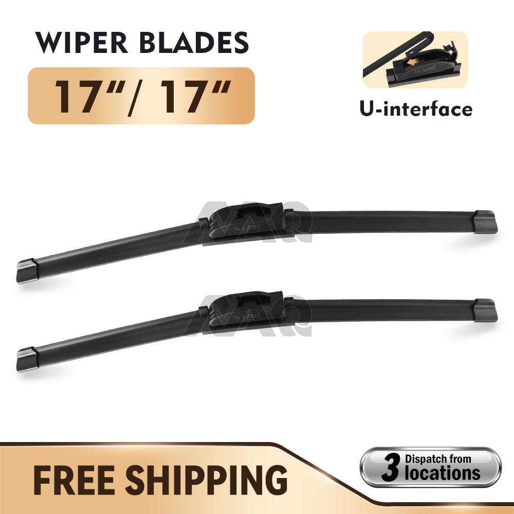 2Pack 17-Inch Windshield Wiper Blades for Toyota 4Runner 1988-2002 & Tacoma 1995-2004