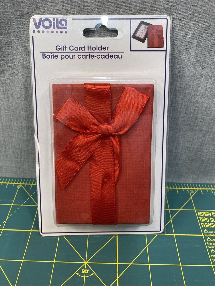 Voila Gift Card Holder Red-image