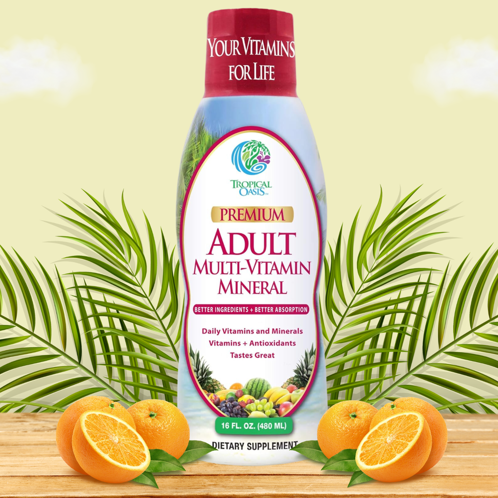 Tropical Oasis Premium Adult Multi Vitamin Mineral 16 oz