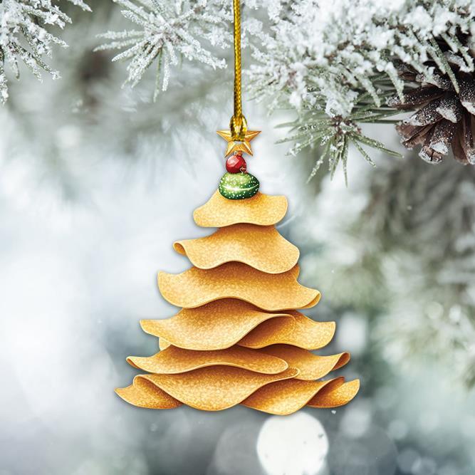Potato Chips Christmas Ornament  Snack Potato Christmas Ornament Lovers Gift