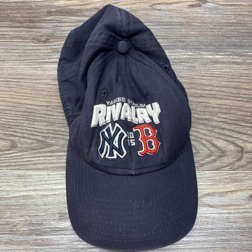 Rare Yankee Stadium Rivalry Yankees Vs Boston 2015 Adjustable Baseball Hat READ