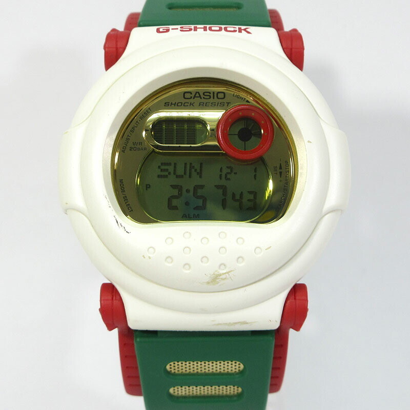 Used Casio G-Shock G-001Cb-7 Digital Winter Gold Series Watch Display Quartz