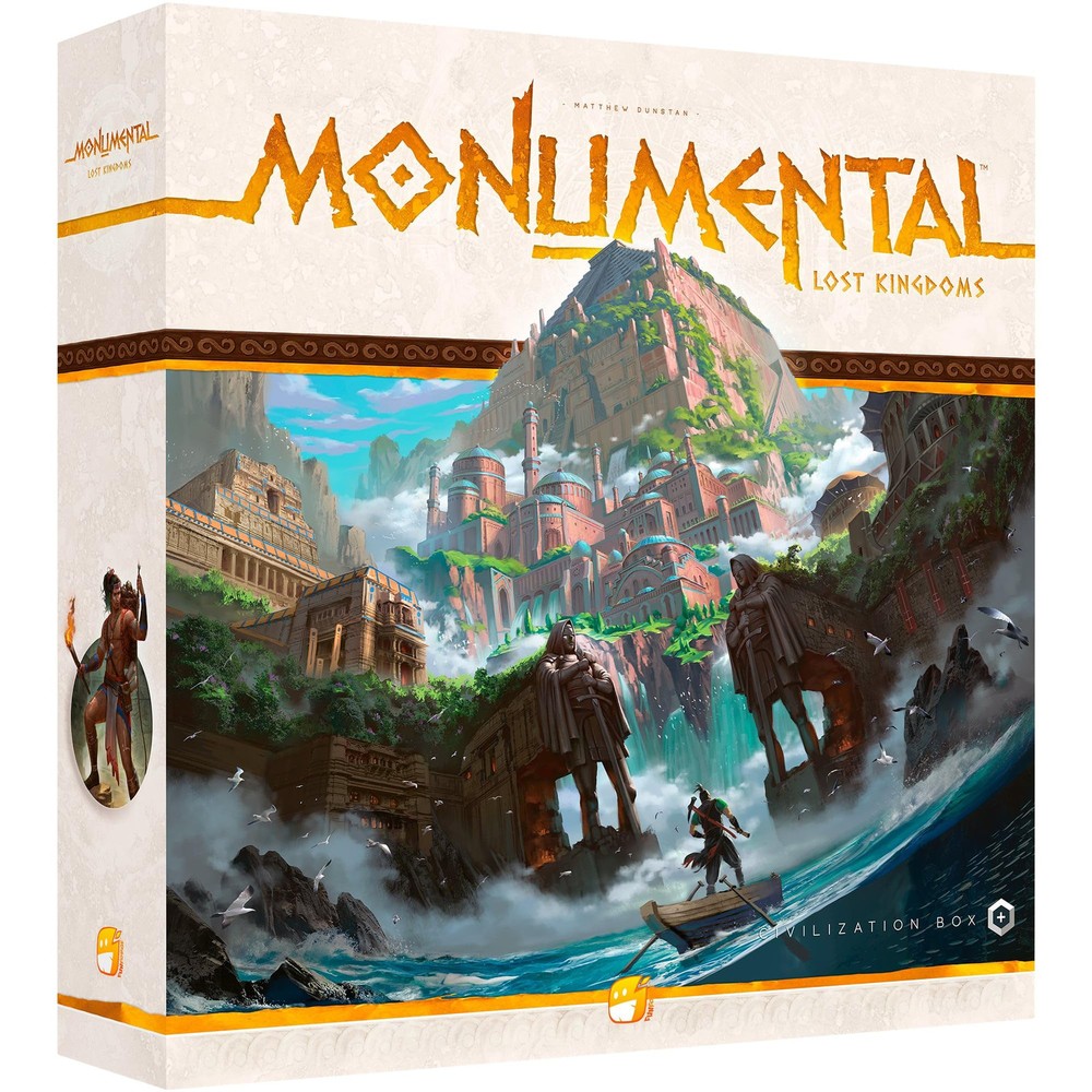 Monumental Lost Kingdoms Expansion - Civilization & Deckbuilding Board Game, ...