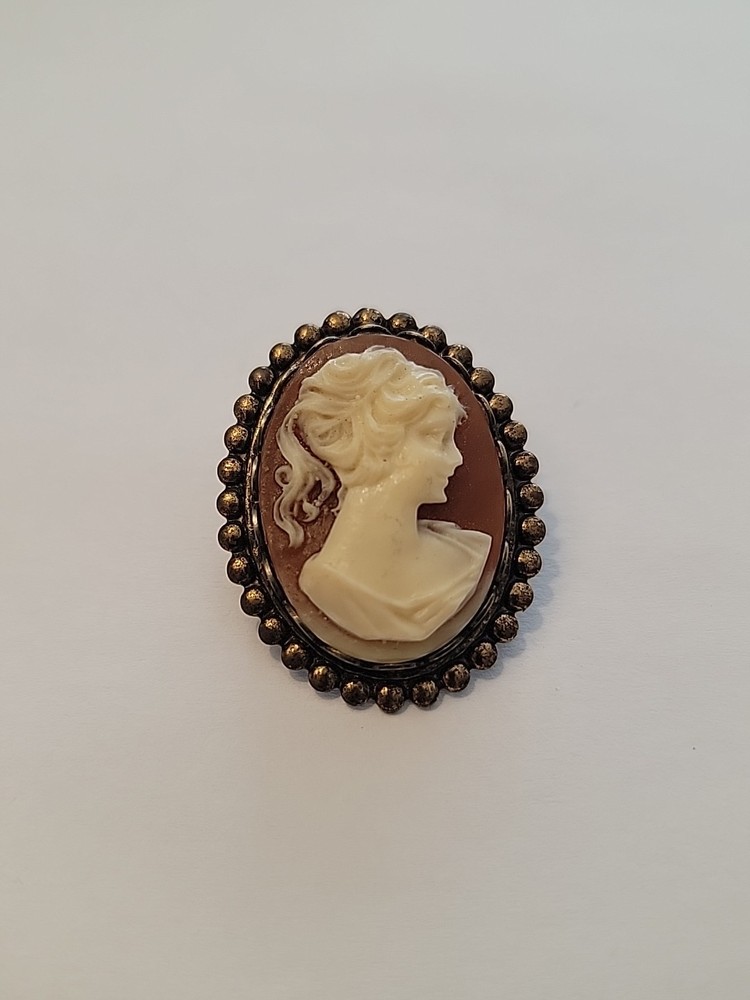 Vintage Cameo Brooch Pin