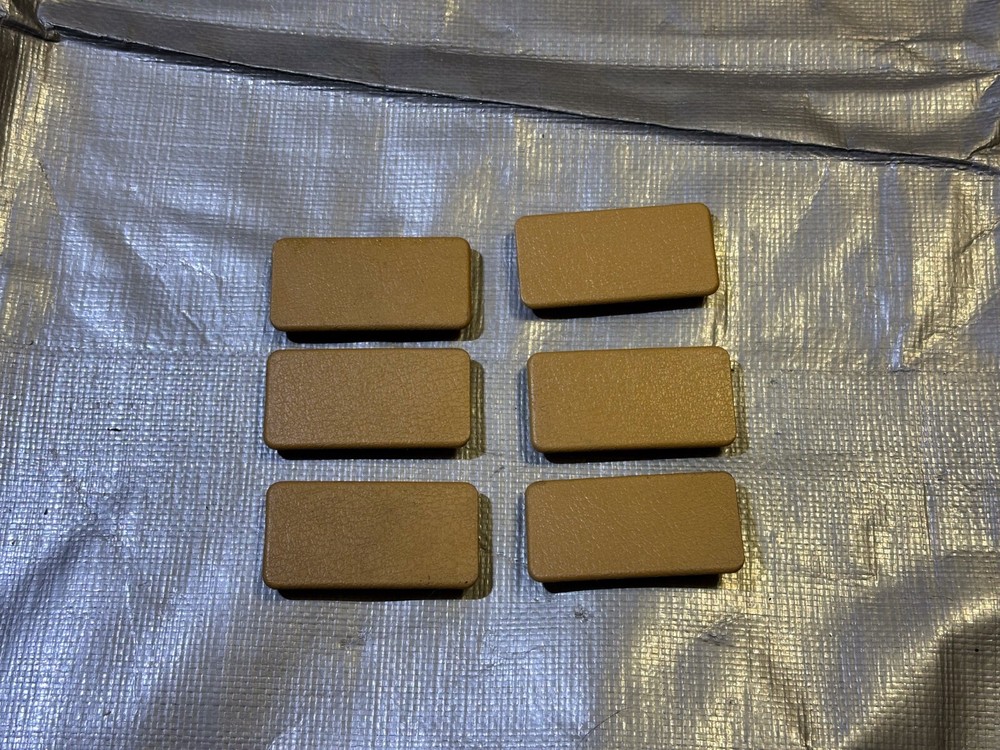 Mazda Miata 90-05 OEM Dash Bolt Covers Beige / Tan Full Set