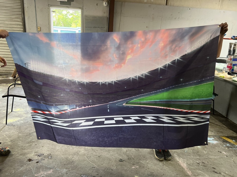 F1 Track Backdrop Racetrack