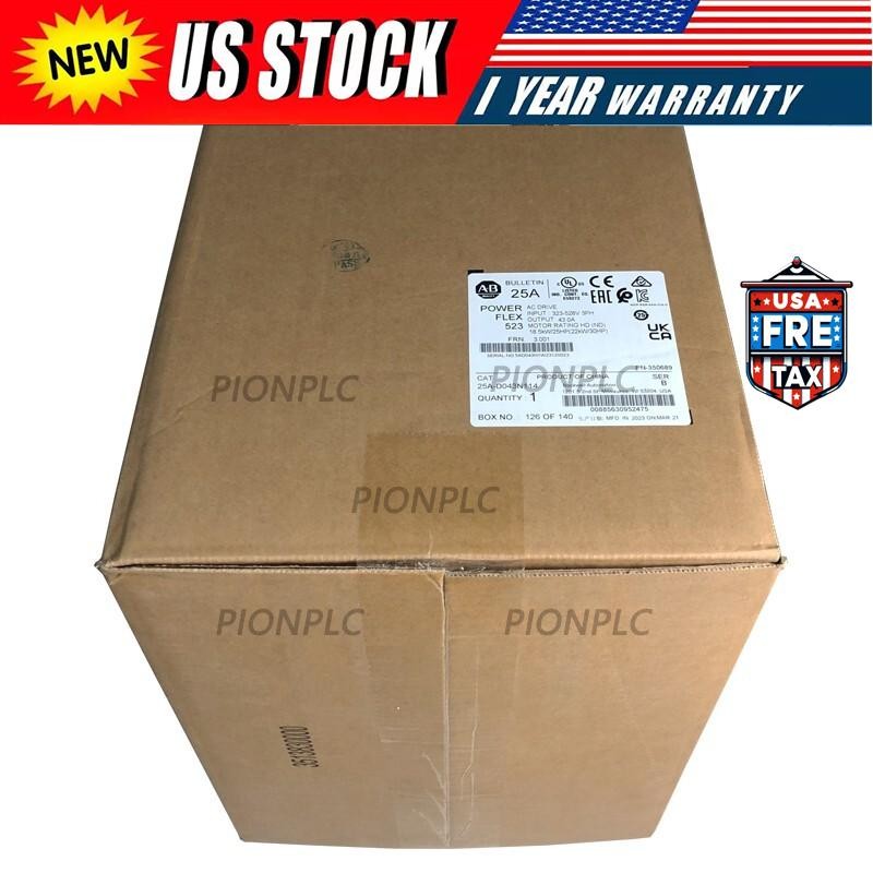 25A-D043N114 PowerFlex 523 22kW (30Hp) AC Drive 25AD043N114 New US Free Tax