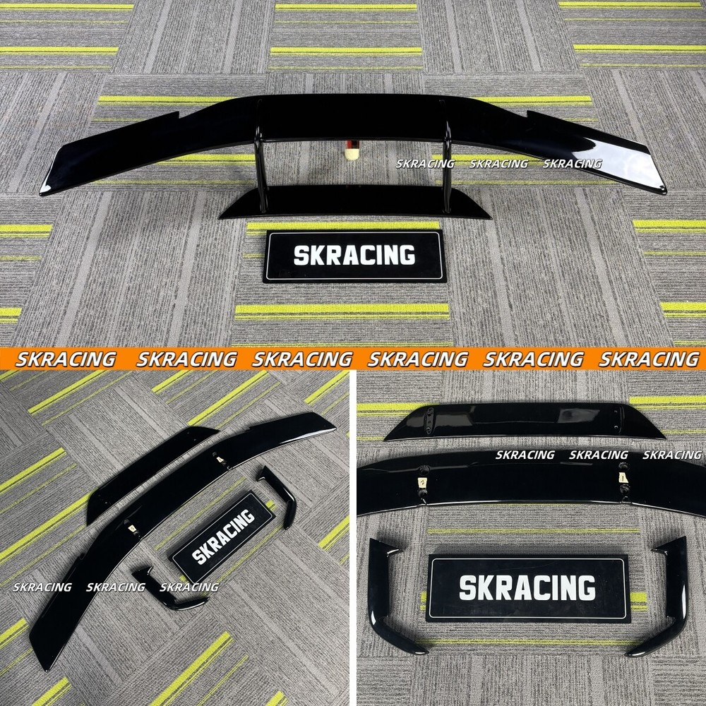 For Lamborghini Huracan EVO Glossy Black FRP Rear Trunk Spoiler Wing With Base