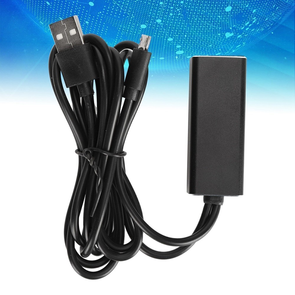 Micro USB to RJ45 Ethernet Adapter for 10/100Mbps TV Networking