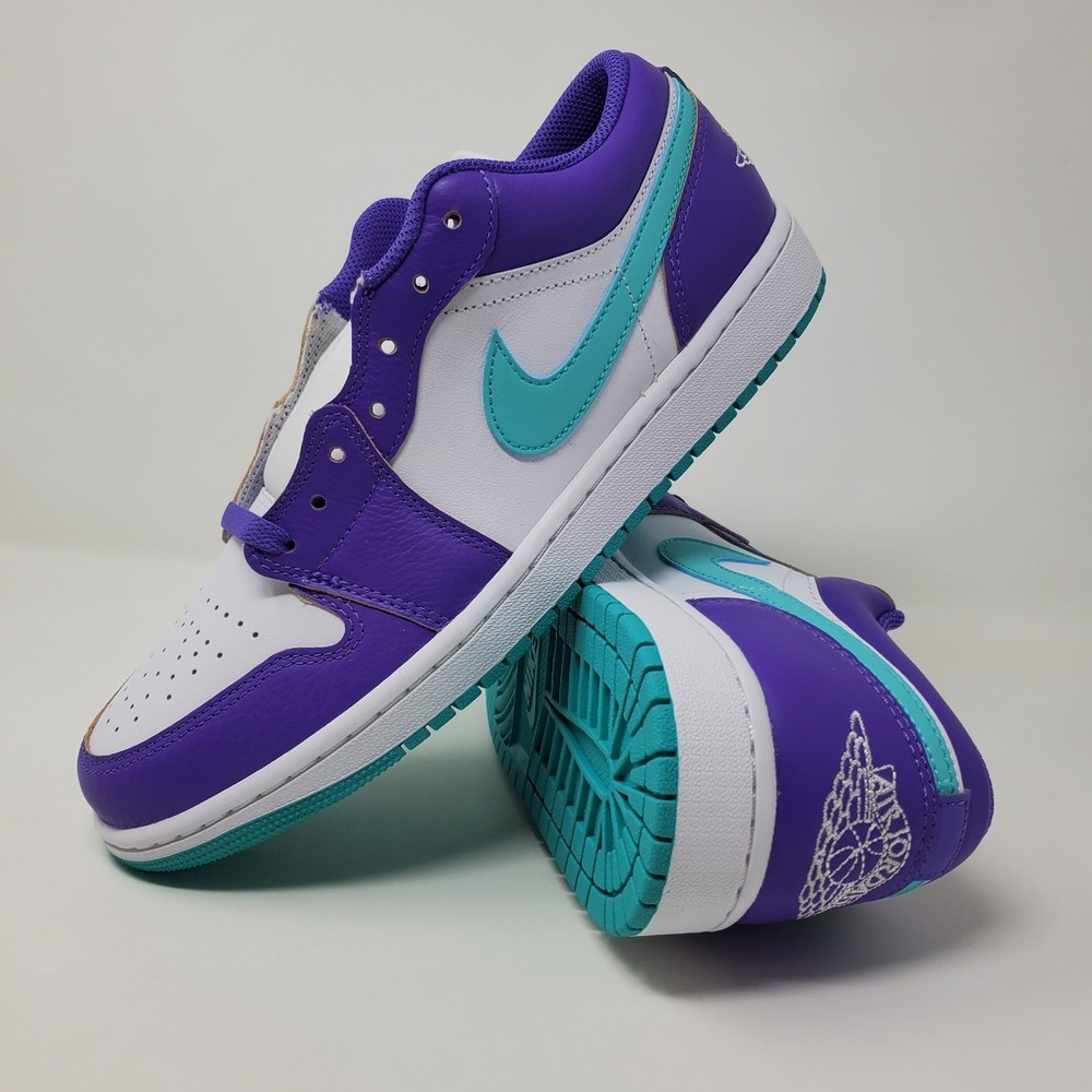 Nike Air Jordan 1 Low SE Shoes Psychic Purple Jade HJ9013-550 Men's Size 9.5
