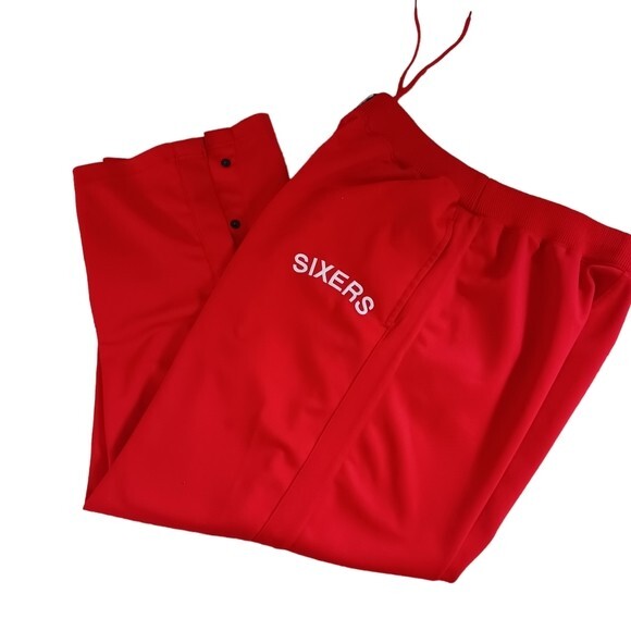 Nike NBA Sixers Mens Basketball Warm Up Athletic Pants