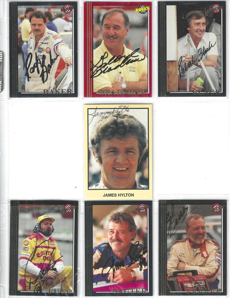 1990 Masters of Racing-Auto NOT from/pack-#161 James Hylton-ONE CARD ONLY!