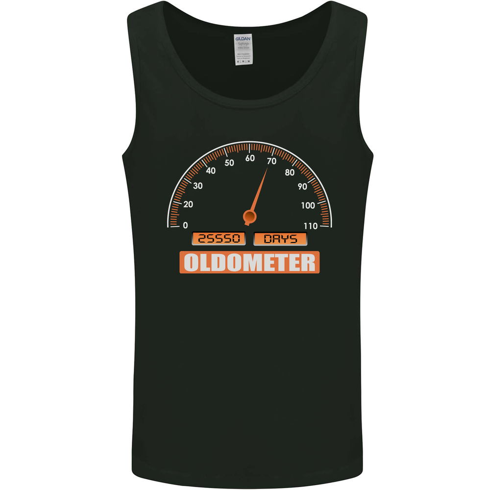 70th Birthday 70 Year Old Ageometer Funny Mens Vest Tank Top