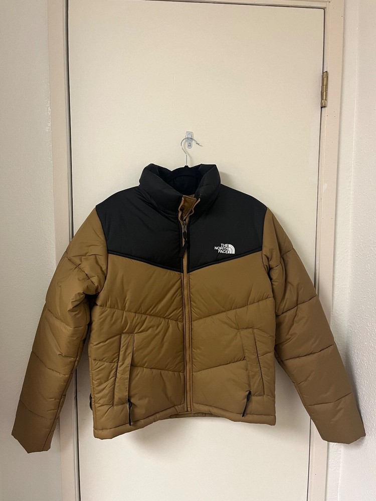 Khaki and black The North face jacket men small