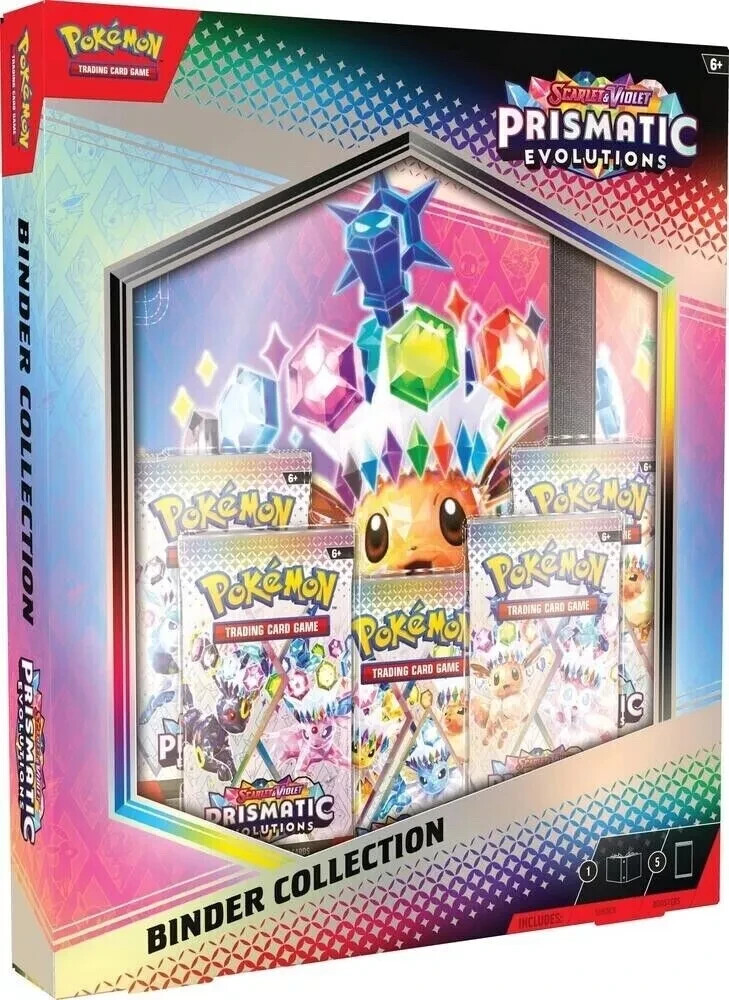 Rip & Ship - JUST PACKS OF Pokemon TCG Prismatic Evolutions Binder Collection