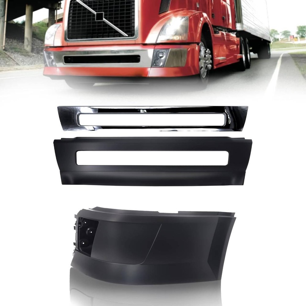 Volvo VNL 2004-2015 Left & Center Bumper Replacement