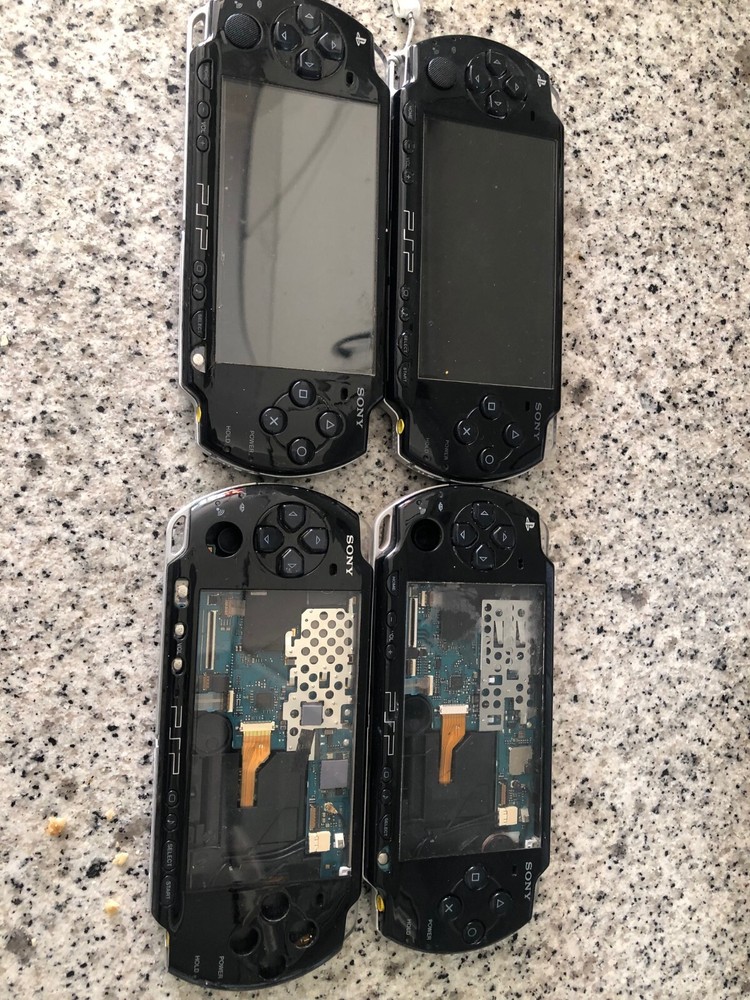 2 Sony PSP Playstation Portable 1001 2001 3001 console wholesale lot untested