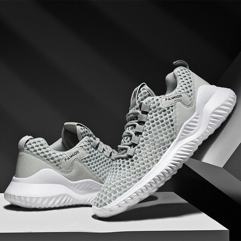 Men's Lightweight Athletic Sneakers for Running Tennis Gym Workouts