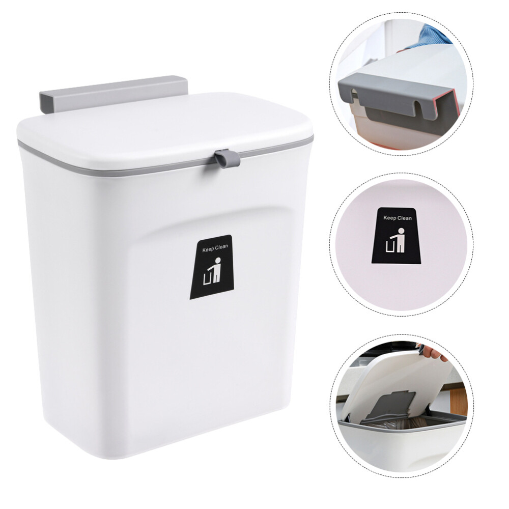 Garbage and Recycling Bin Waste Trash Can with Lid Collapsible