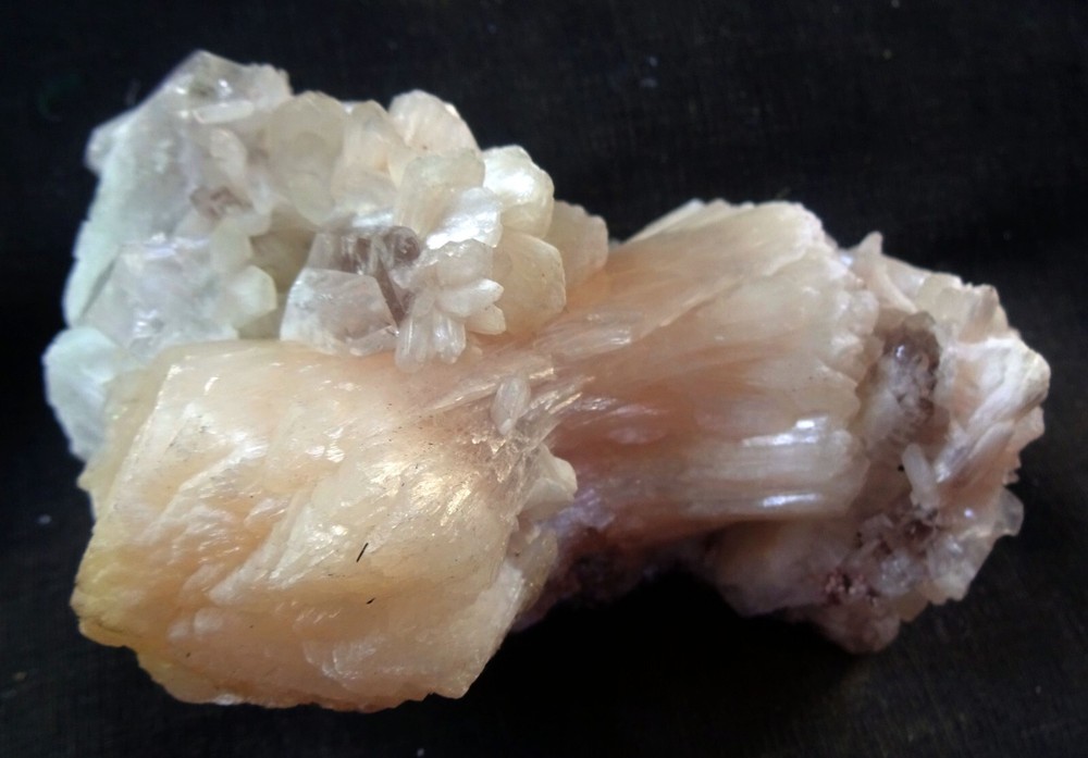 Stunning fluorite balls on quartz matrix mineral specimen 13.2mm