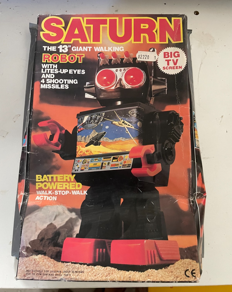 Vintage 80s KAMCO SATURN ROBOT 13