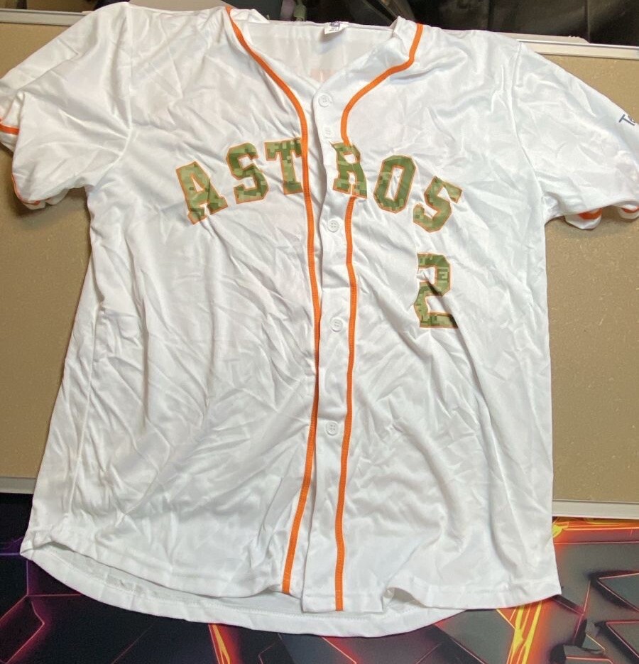 Alex Bregman Houston Astros SGA Replica Camo Jersey Size XL IN HAND