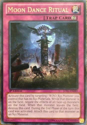 Moon Dance Ritual JOTL-EN089 1st Edition Rare Lightly Played