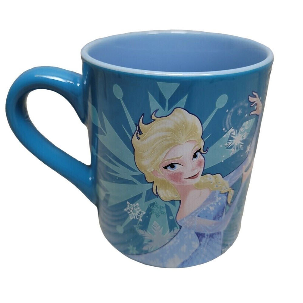 Frozen Elsa Snowflakes Princess Coffee Mug 14 oz Hot Chocolate Cup
