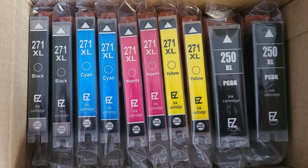 E-Z Ink Compatible Ink Cartridge Replacement for Canon PGI-250XL, 271XL NEW.