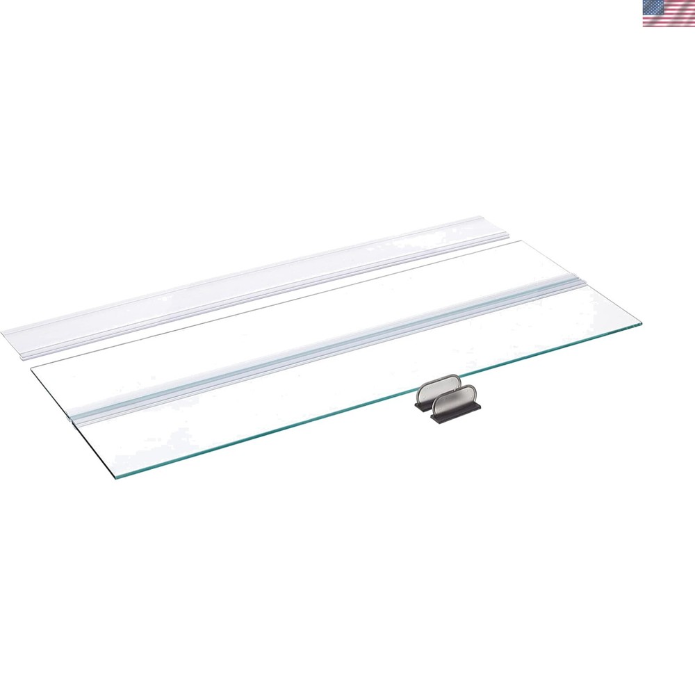 20-Inch Tempered Glass Aquarium Canopy for 10-Gallon Tanks – Minimizes Evaporation