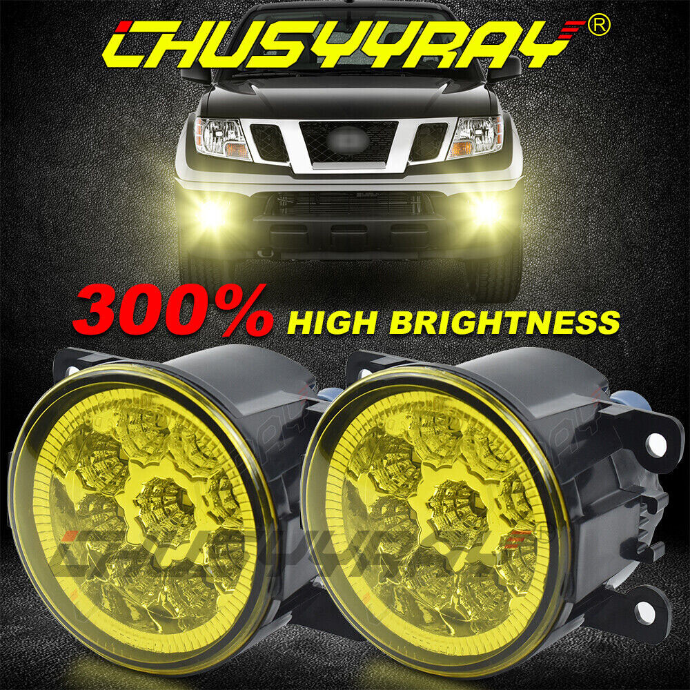 PAIR Front Fog Light Driving Lamp For Acura TSX 2011-2014 Clear Lens Replacement