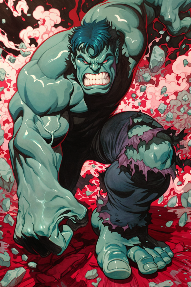THE INCREDIBLE HULK IV Fine Art Print 13x19 Limited to 1 of 30 Marvel Comics