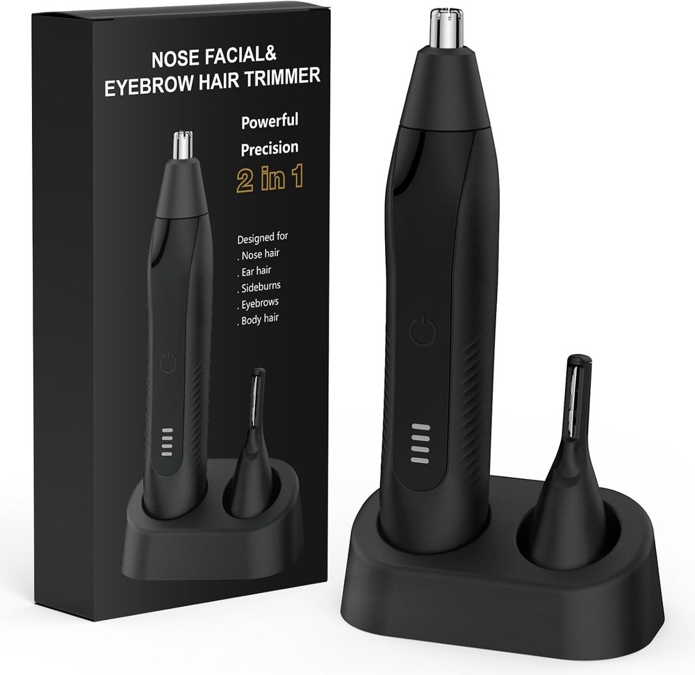 Men Women Rechargeable Ear Nose Eyebrow Facial Hair Trimmer