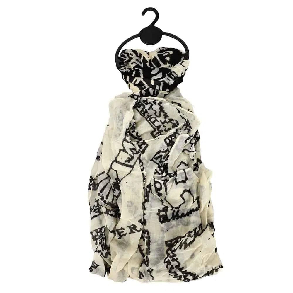 Harry Potter Marauders Map Scarf by Bioworld - Officially Licensed  