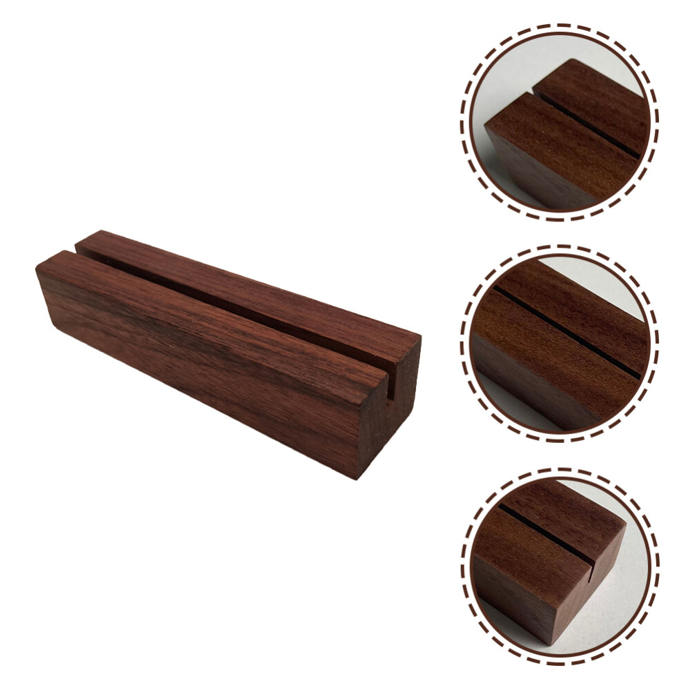 12 Pcs Panel Display Stand Wooden Table Number Holder