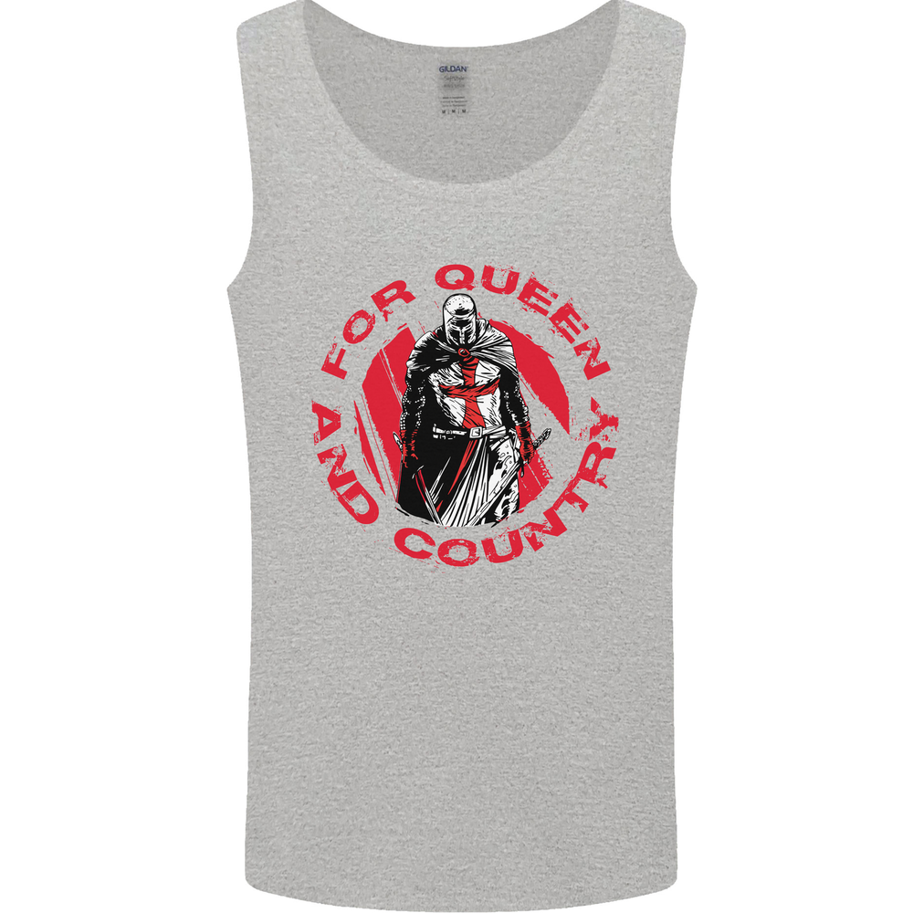 St Georges Day For Queen & Country England Mens Vest Tank Top