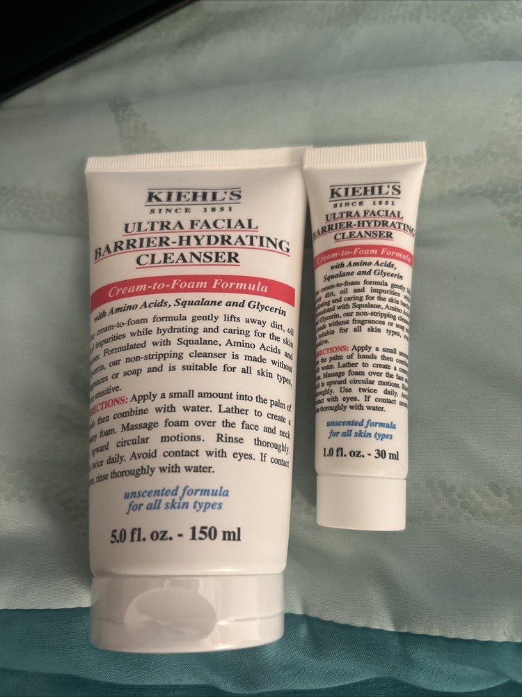 Kiehl's Ultra Facial Cream-to-Foam Hydrating Cleanser with Barrier Support