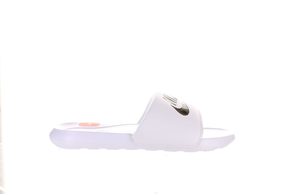Nike Men's Victori One White Slides Size 13 Comfortable Casual Footwear
