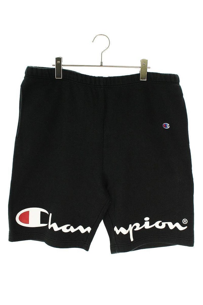 Supreme Champion Sweatshort Size  XL Logo Print Sweat Pants Used OM10