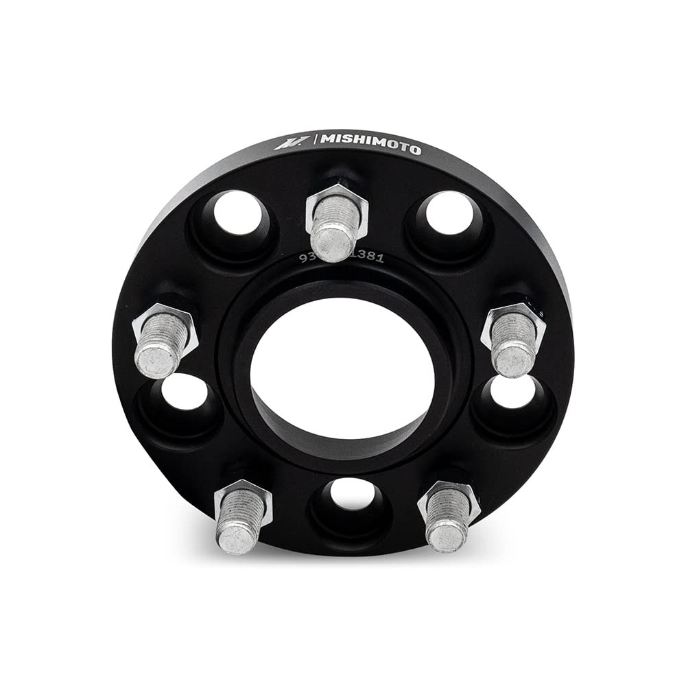 Mishimoto 20mm Wheel Spacers 5x120 67.1mm Bore M14x1.5 Black