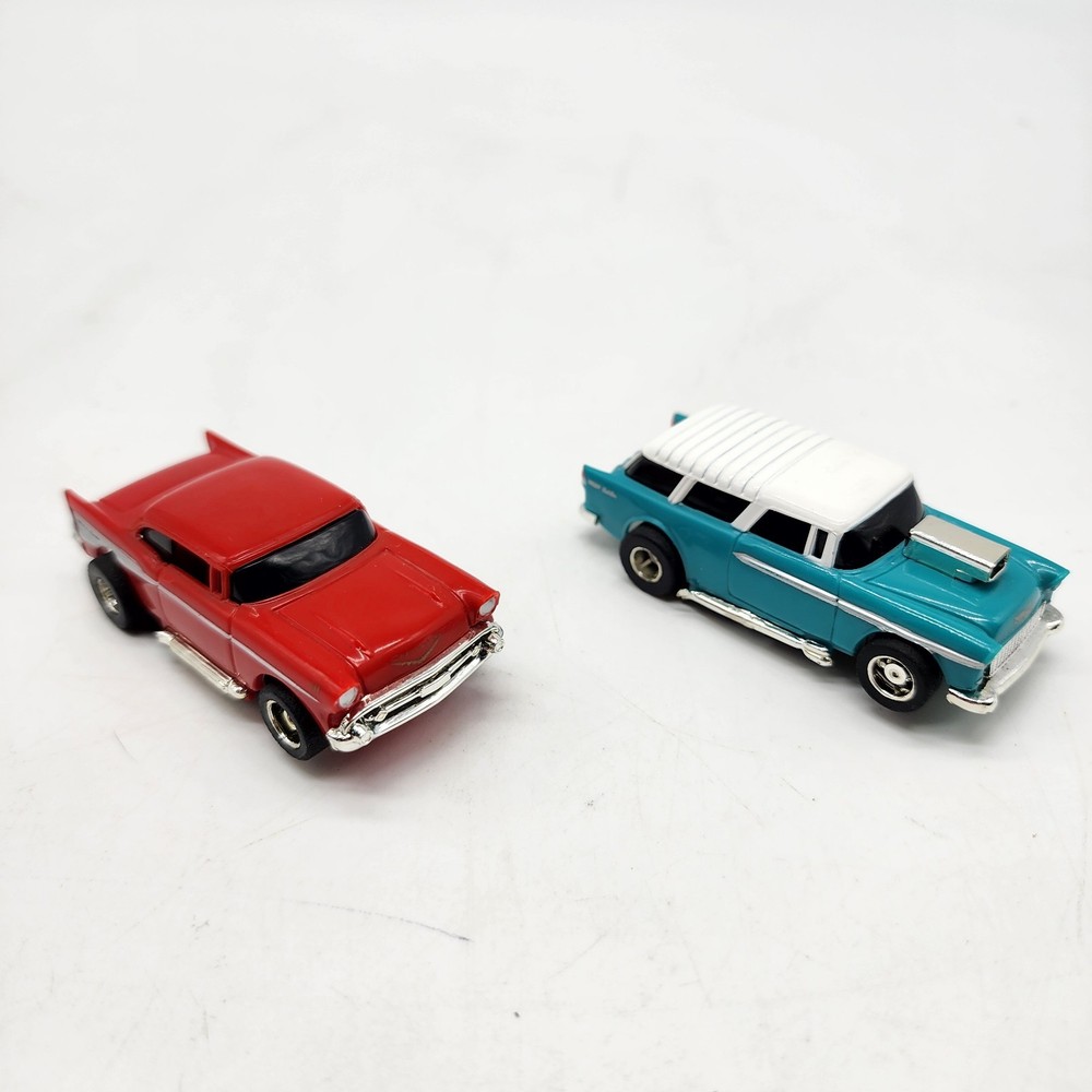 VTG TYCO Magnum 440X-2 Twin Pack 1950s Hot Rod HO Slot Cars in Collectors Condition
