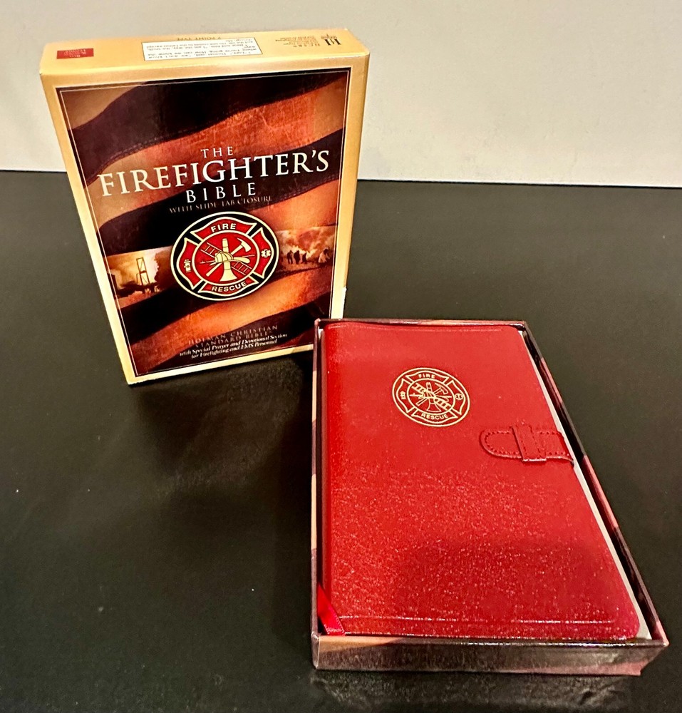 Firefighter's Bible with Slide-Tab Closure - HCSB Edition