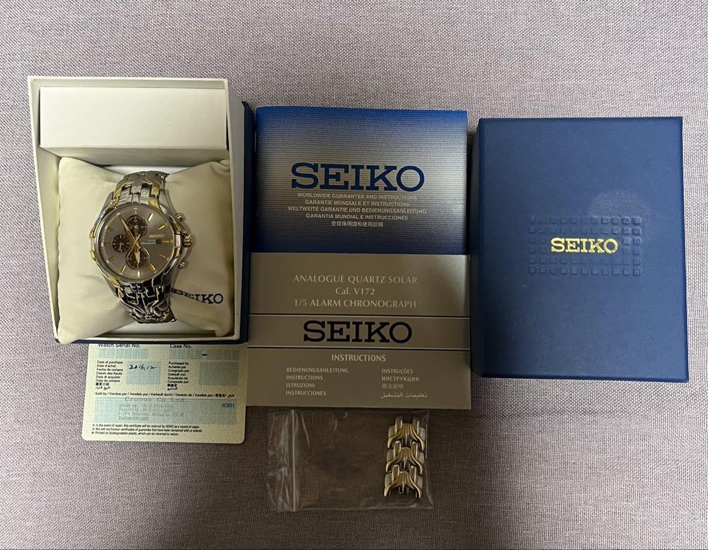 Super SEIKO Solar SSC138 Excelsior 733896